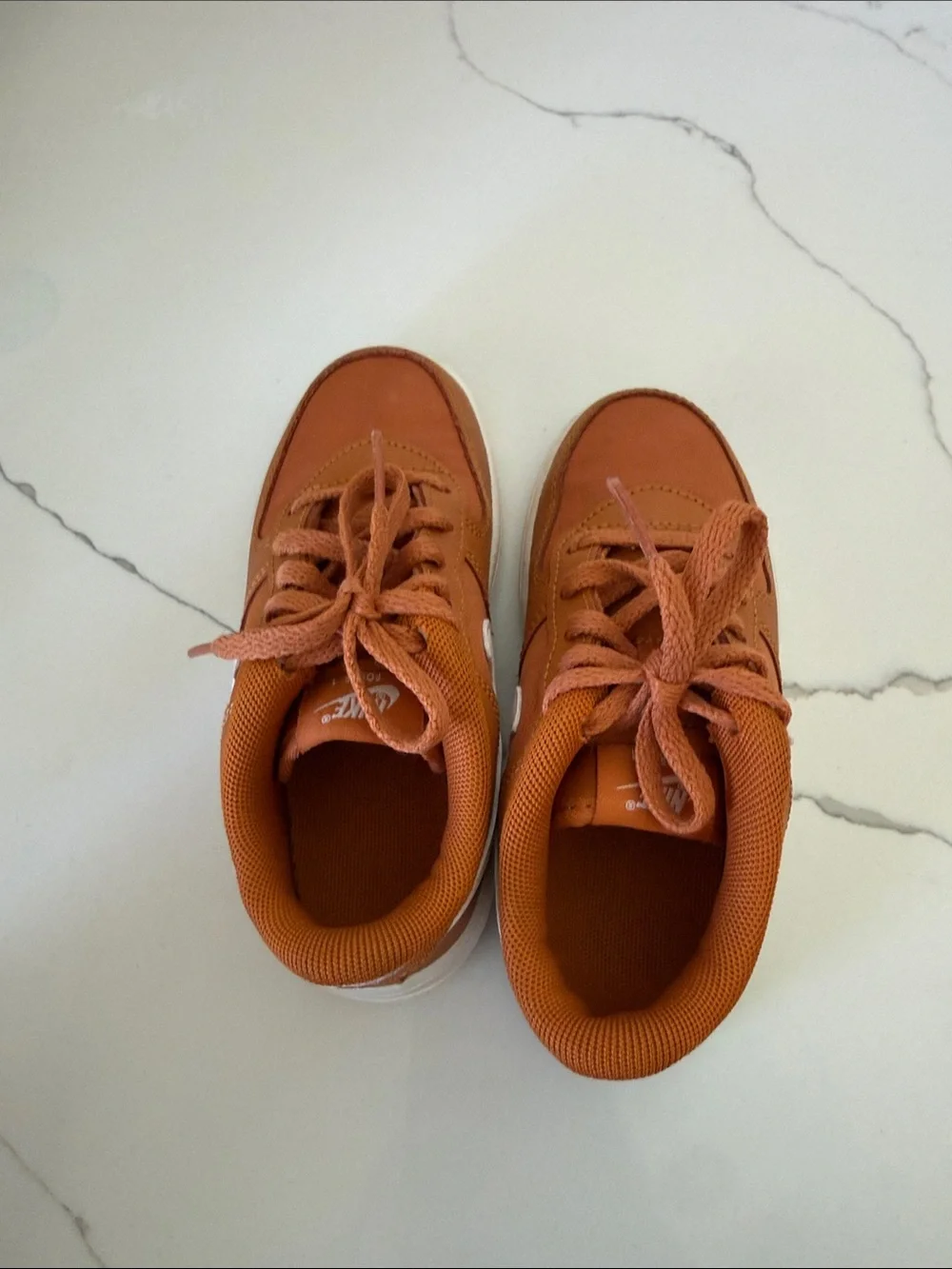 Nike Kids Air Force 1 Orange White